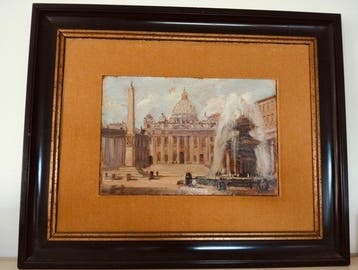 Filippo Anivitti (1876-1955) - St. Peters Square, Vatican