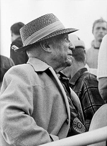 Hubertus Hierl (1940) - Pablo Picasso beim Verlassen der