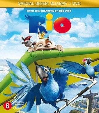 Rio - Blu-Ray (Blu-Ray (Geen Games)), Cd's en Dvd's, Blu-ray, Zo goed als nieuw, Ophalen of Verzenden
