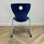 Pantoswing leerlingstoel zithoogte 47 cm, blauw -grijs, Maison & Meubles