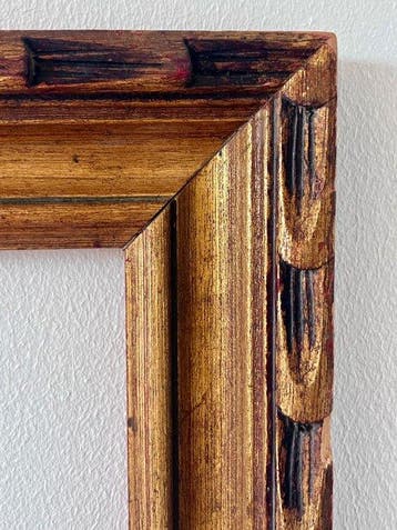 Cadre - Noyer - Cadre espagnol en bois doré
