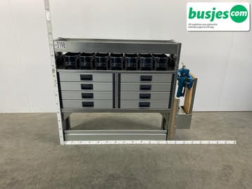 Aluca bedrijfswageninrichting 1250x320x1150mm (3198), Verzenden