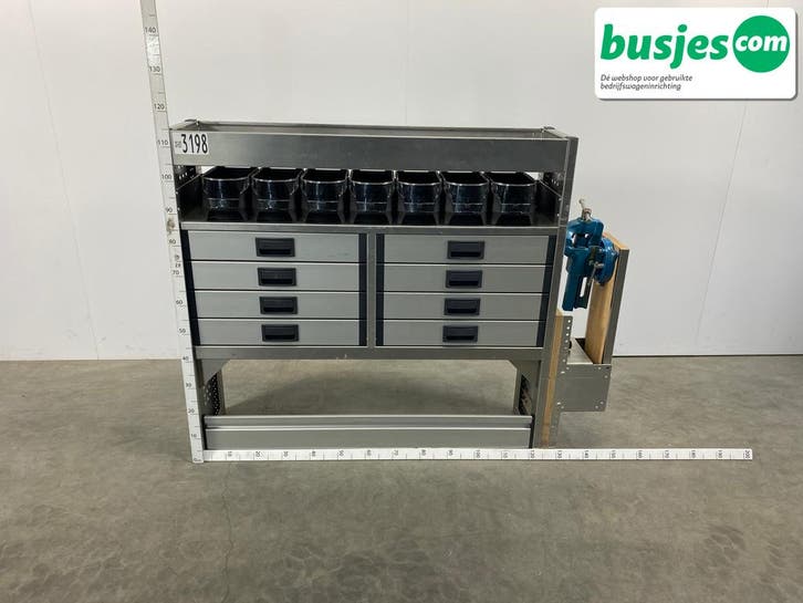 Aluca bedrijfswageninrichting 1250x320x1150mm (3198), Auto-onderdelen, Overige Auto-onderdelen, Gebruikt, Verzenden