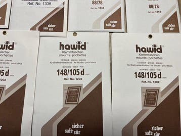 Accessoires - Assortiment de 250 bandes de serrage Hawid,, Postzegels en Munten, Gestempeld