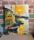 Elen Markcheva (1960) - Golden reflections of evening sun