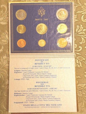 Vaticaan. Year Set (BU) 2007 (Zonder minimumprijs)