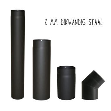 Kachelpijp enkelwandig 120 mm voor een lage prijs, Verzenden, Nieuw