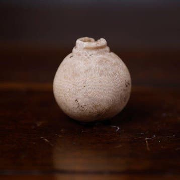 Oude Egypte, Albast alabastervaas - 4.5 cm, Verzamelen