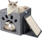 Kattenmand - Kattenbed - 48x35x29 cm - Grijs - Nobleza, Verzenden, Nieuw