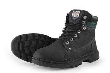 Polo Ralph Lauren Veterboots in maat 43 Zwart, Kleding | Heren, Schoenen, Verzenden, Zwart, Boots, Polo Ralph Lauren