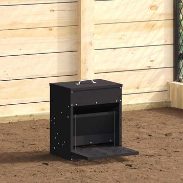 vidaXL Kip trekvoeder Zwart 33 x 42 x 40 cm 10 kg, Verzenden, Nieuw
