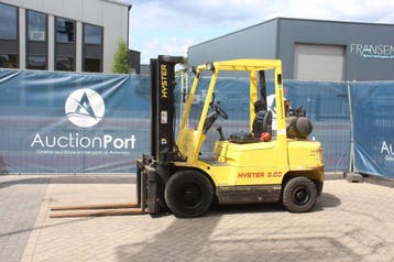 Veiling: Heftruck Hyster H3.00XM LPG 2500kg 1997, Ophalen