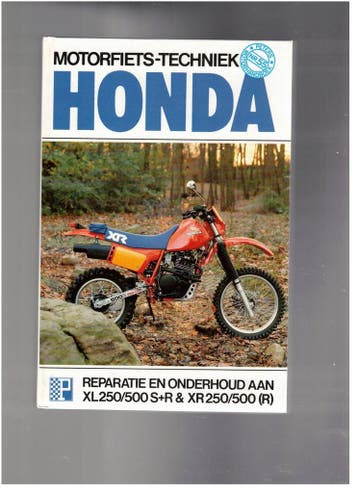 Honda XL/XR 250 & 500 / Motorfiets-techniek / 55 Shoemark, Verzenden, Shoemark