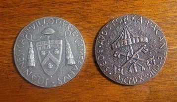 Vaticaan. Coppia Medaglie Bronzo/Argento 1978 Sede Vacante -