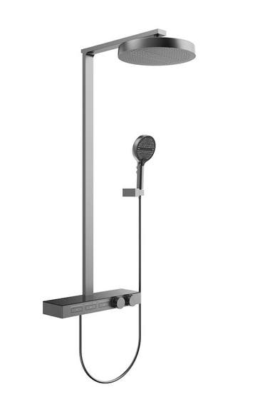 SALE - Parro - Gun metal - Piano button - Doucheset opbouw -, Ophalen of Verzenden, Nieuw
