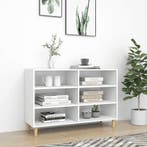 vidaXL Dressoir 103,5x35x70 cm bewerkt hout wit, Verzenden, Nieuw