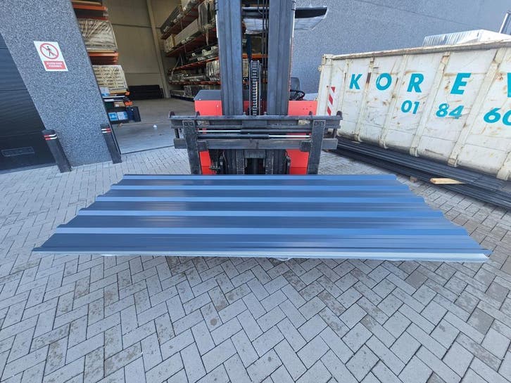 Dakplaat, damwandplaat, antraciet, spotgoedkoop, Doe-het-zelf en Bouw, Platen en Panelen, Nieuw, Verzenden