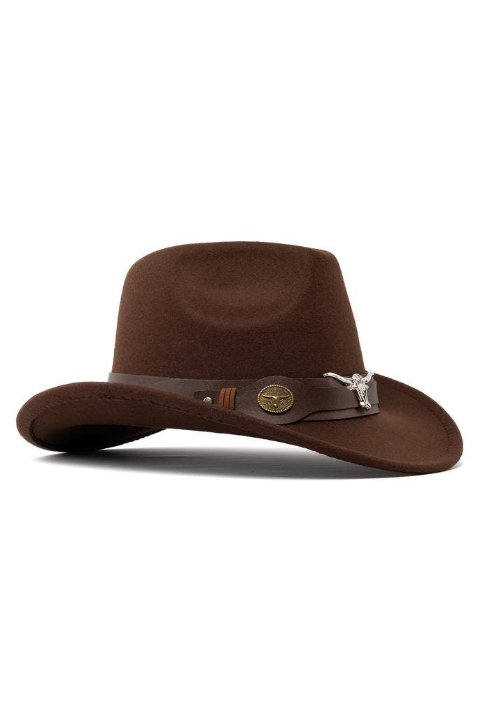 Cowboyhoed Donkerbruin Wolvilt Stier Bruine Cowboy Western H, Vêtements | Hommes, Costumes de carnaval & Vêtements de fête, Enlèvement ou Envoi