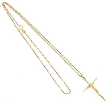 Ketting met hanger - 18 karaat Geel goud