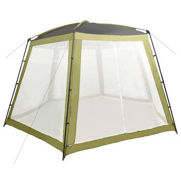 vidaXL Zwembadtent 500x433x250 cm stof groen, Verzenden, Nieuw