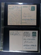 Duitse Rijk - Verzameling poststukken met voorgedrukte, Gestempeld