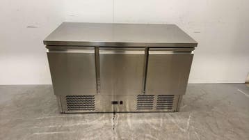 Table réfrigérée G-Line en acier inoxydable à 3 portes, 368, Verzenden