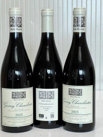 2023 Mark Haisma. Gevrey-Chambertin En Pallud - Bourgogne, Verzamelen, Wijnen, Nieuw