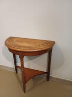 Console - Chêne - Table dappoint - avec couvercle