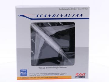 Schaal 1:500 Inflight 500 - 355 4048 Scandinavian Boeing..., Ophalen of Verzenden