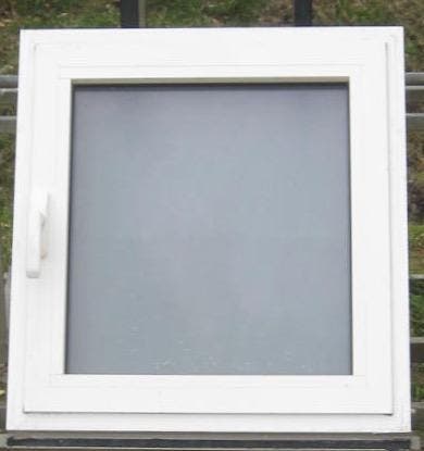 aluminium raam , chassis , venster , kipraam 72 x 79, Doe-het-zelf en Bouw, Raamkozijnen en Schuifdeuren, Inclusief glas, Gebruikt