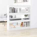 vidaXL Boekenkast/kamerscherm 100x30x103 cm wit, Verzenden, Nieuw