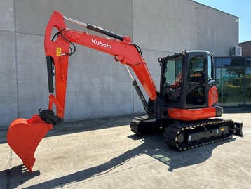 Veiling: Midigraafmachine Kubota KX165-5 Diesel 2016, Zakelijke goederen, Machines en Bouw | Kranen en Graafmachines, Ophalen