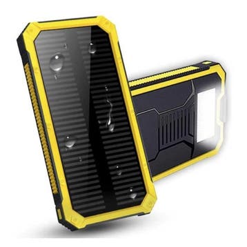 80.000mAh Solar Powerbank met 2 USB Poorten - Ingebouwde, Verzenden