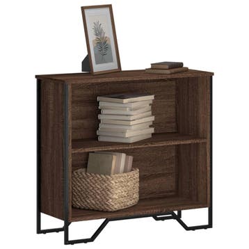 vidaXL Boekenkast 80x31x74,5 cm bewerkt hout bruin, Verzenden