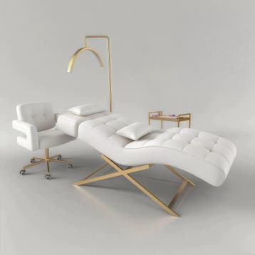 Luxe 4-delige Beauty Salon Set – Wit & Paars – NIEUW, Ophalen of Verzenden