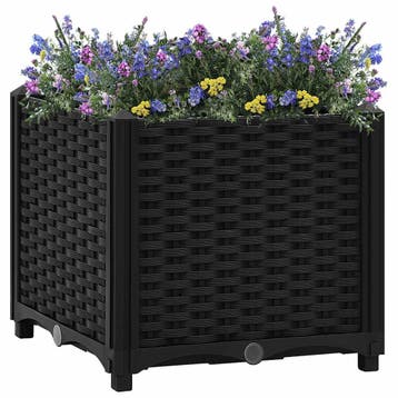 vidaXL Verhoogd bed 40x40x38 cm polypropyleen, Verzenden, Nieuw