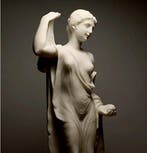 sculptuur, Afrodite Venere Genetrix dea greca in marmo - 25