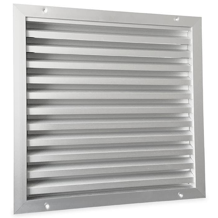 Buitenmuurrooster aluminium (LxH) 400x400mm, Doe-het-zelf en Bouw, Ventilatie en Afzuiging, Nieuw, Verzenden