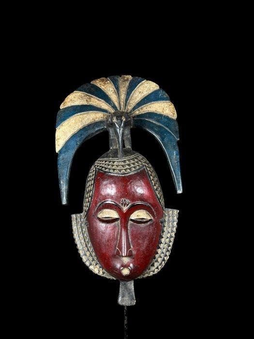 Masker - Yaure - Ivoorkust (Zonder minimumprijs), Antiek en Kunst, Kunst | Niet-Westerse kunst