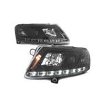 PHARES LED POUR AUDI A6 C6 04-08 TRU DRL DAYLIGHT LED NOIR X, Verzenden