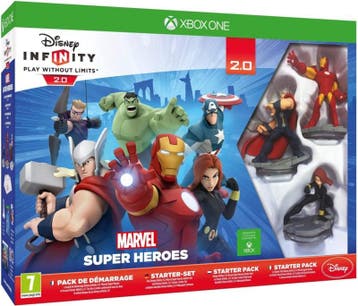 Disney Infinity 2.0 Marvel Super Heroes Starter Pack - Xb..., Games en Spelcomputers, Ophalen of Verzenden, Zo goed als nieuw