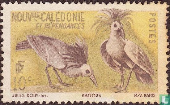 Nieuw-Caledonië - Inheemse motieven - 1948, Timbres & Monnaies, Timbres | Océanie, Envoi