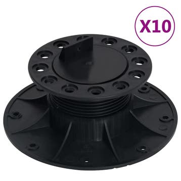 vidaXL Terrasdragers verstelbaar 10 st 60-88 mm, Verzenden, Nieuw