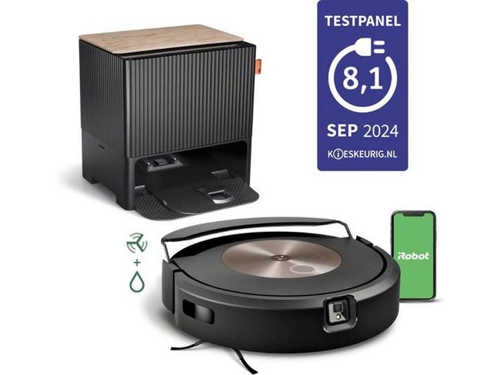 iRobot Roomba Combo j9+ - Robotstofzuiger en dweilrobot -, Elektronische apparatuur, Stofzuigers, Zo goed als nieuw, Verzenden
