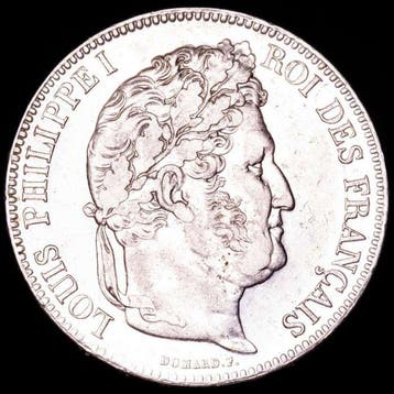 Frankrijk. Louis Philippe I. 5 Francs 1834-W, Lille (Zonder, Postzegels en Munten