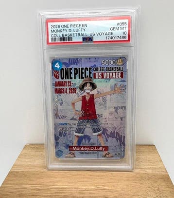 Bandai - 1 Graded card - One Piece - Monkey D. Luffy #055 /, Nieuw