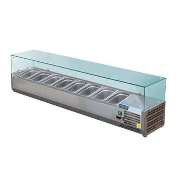 Opzetkoelvitrine |  8x 1/3 GN | +2°C/+8°C |, Verzenden, Nieuw in verpakking