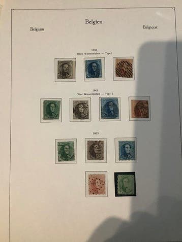Belgique 1849/1905 - Presque la collection complète, Gestempeld