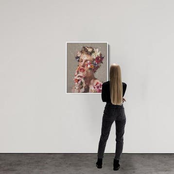 Anne Dias (1985) - (Stretched Canva) The Flowers Satyre