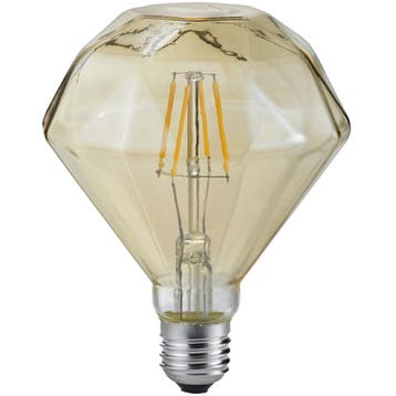 LED Lamp Filament Trion Topus E27 4W 2700K Aluminium Amber, Verzenden, Nieuw
